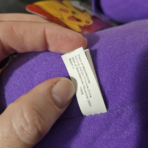 Gengar Plush Pokemon Purple Hanging Stuffed Animal Toy Factory 14” New - Picture 5 of 10